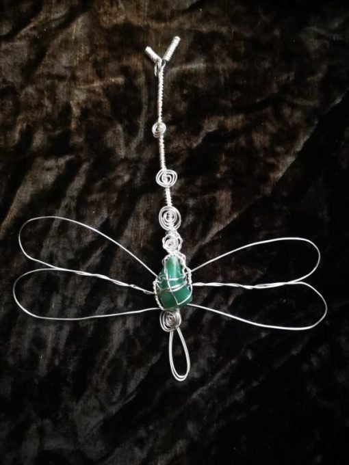 wire wrapped dragonfly