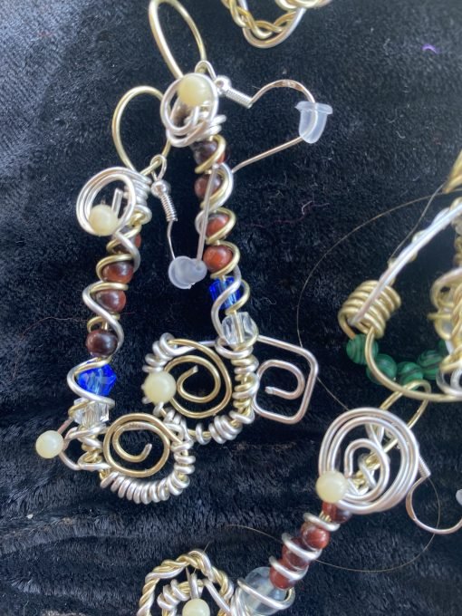 Gemstone earrings