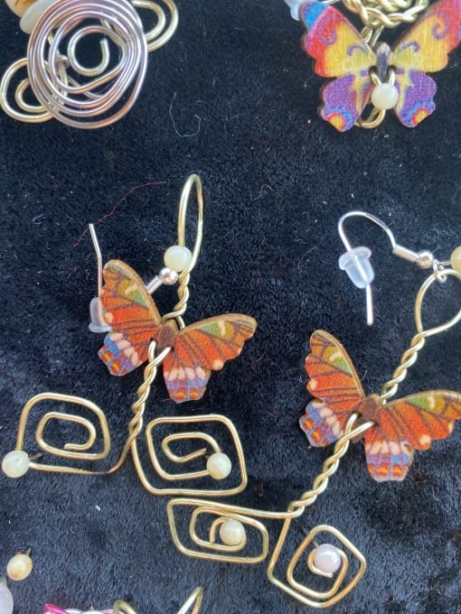 Butterfly earrings