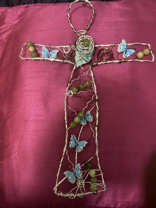 Butterfly angel ankh