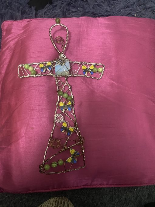 Butterfly angel ankh